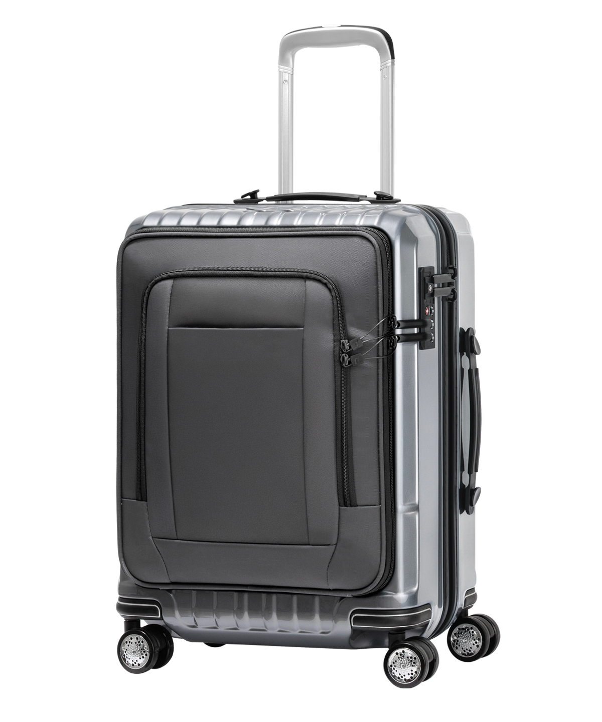 《快拆式兩用登機箱》行李箱-22吋 珠光碳灰