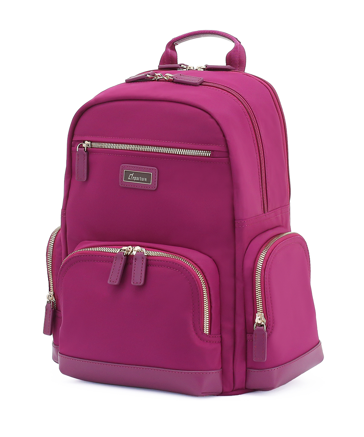 《後背包》時尚休閒包-紫紅色