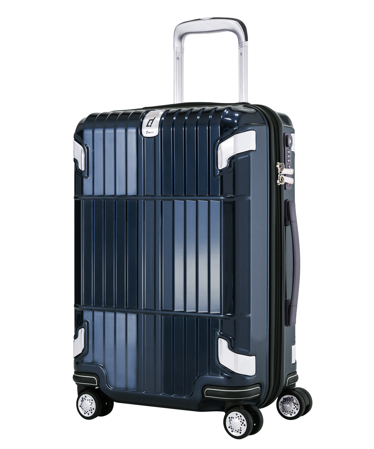 《都會時尚煞車箱》行李箱-22吋 珠光深藍