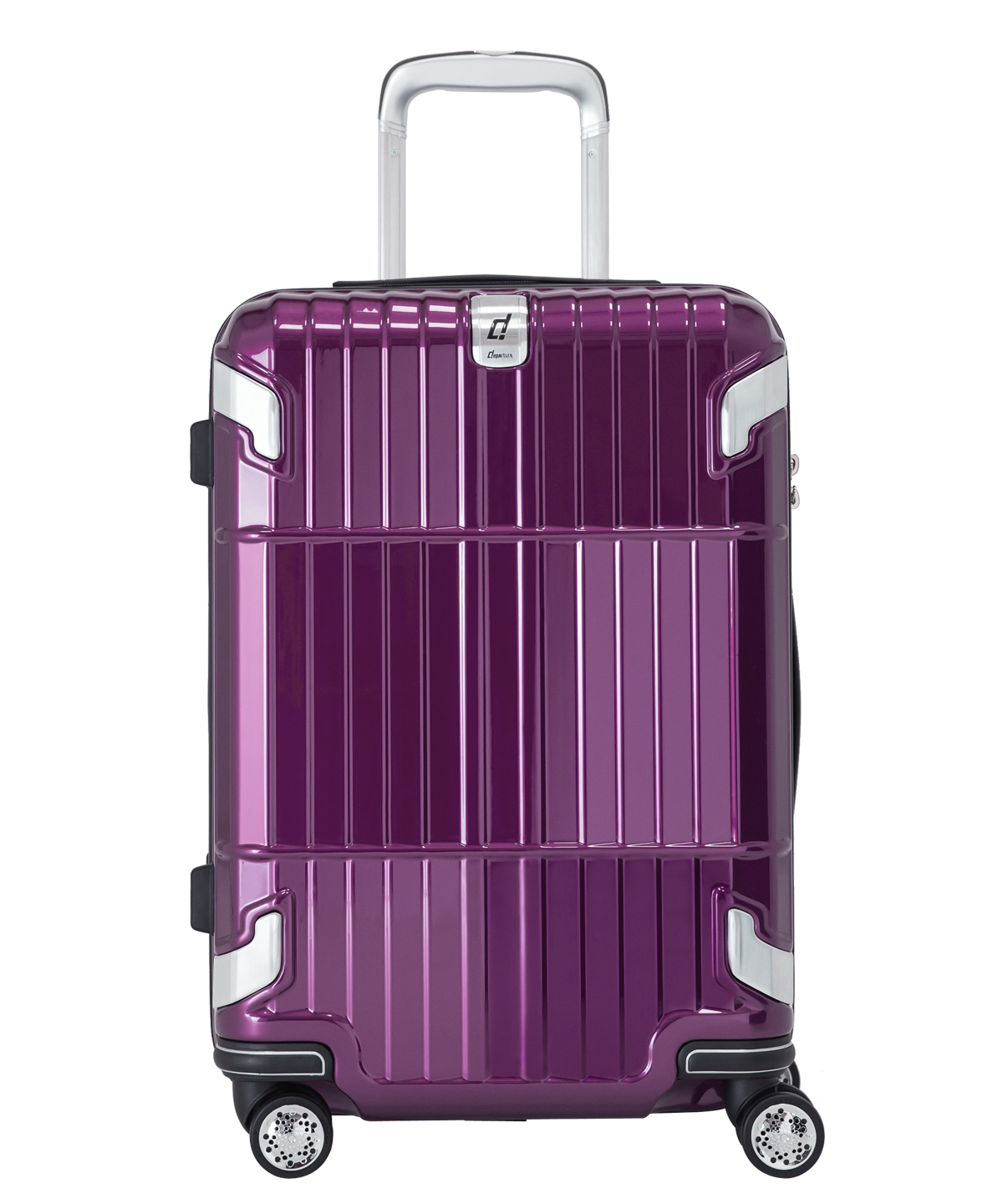 《都會時尚煞車箱》行李箱-22吋 珠光紫