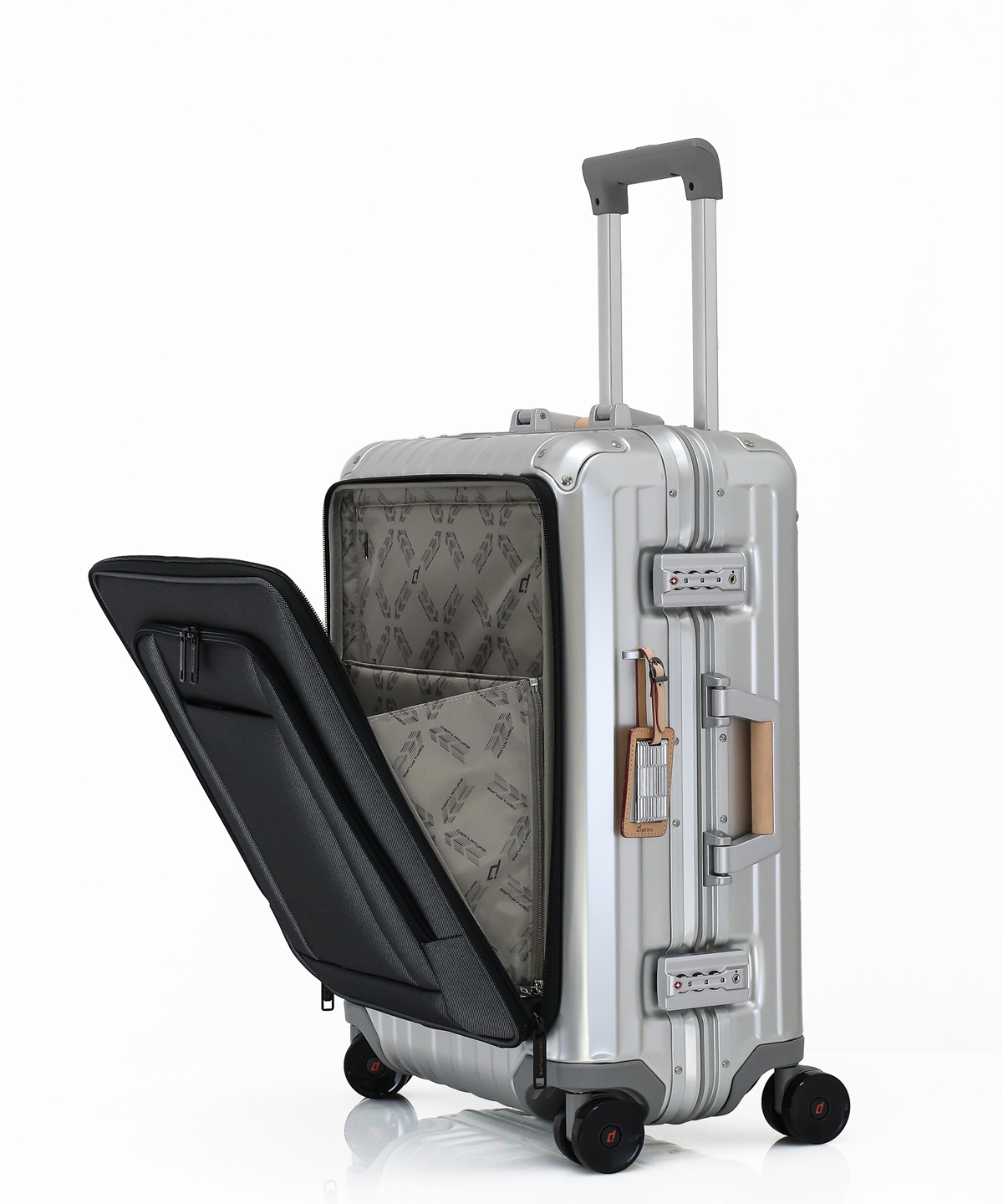 《快拆式全鋁登機箱》行李箱-22吋 銀色