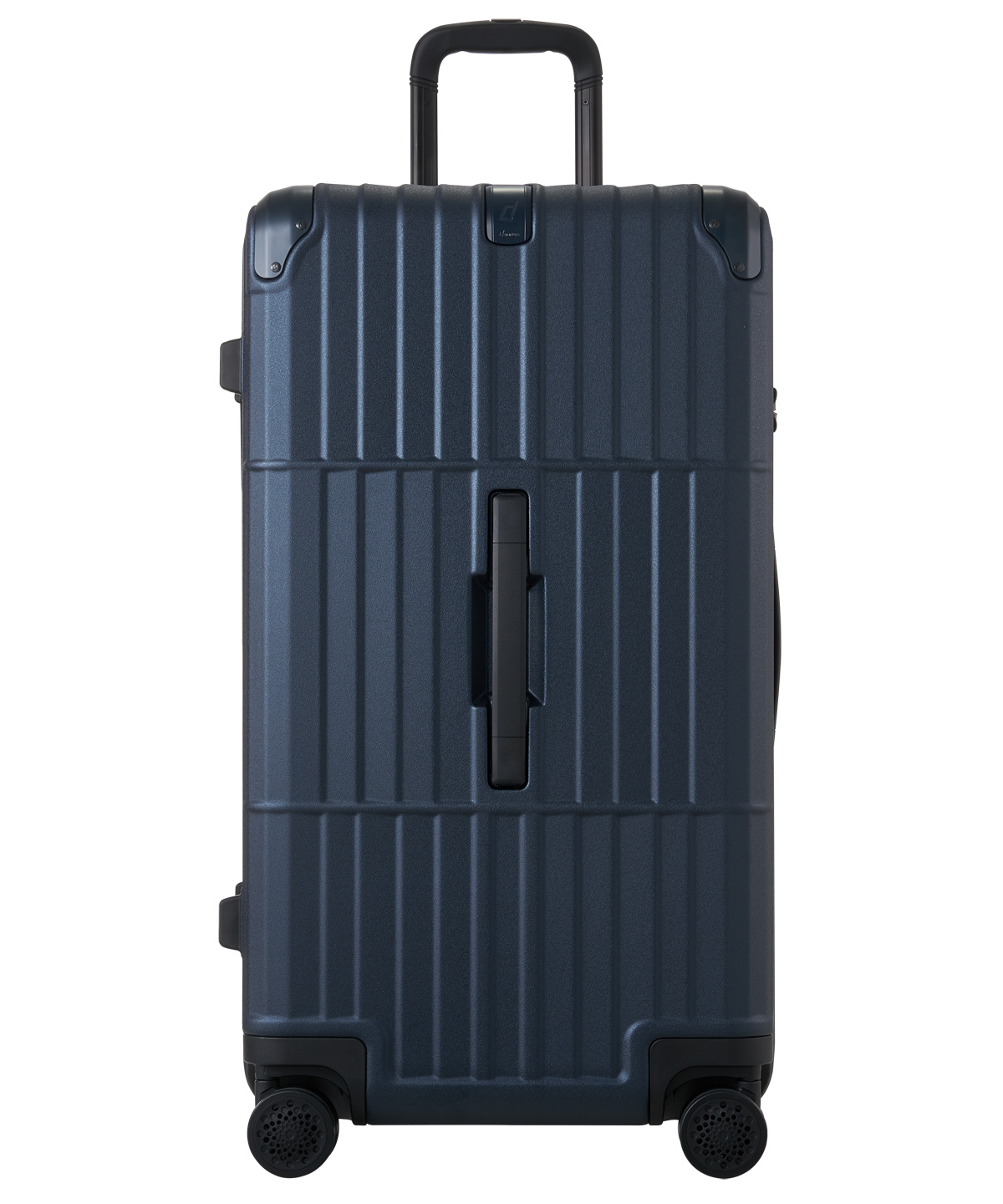 《雙色異形拉鍊箱》行李箱-27吋 深藍色+黑色