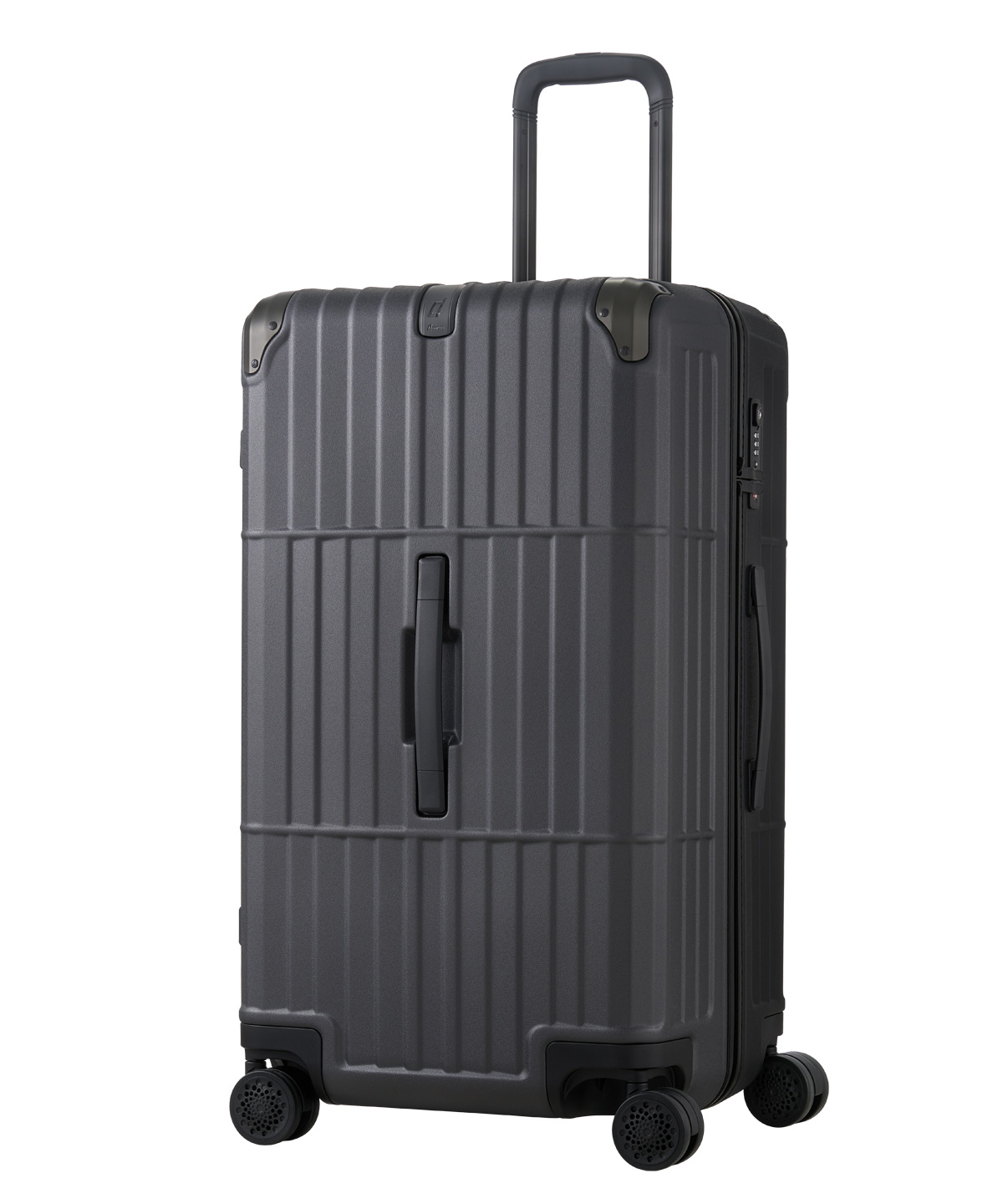 《雙色異形拉鍊箱》行李箱-29吋 黑色+灰色