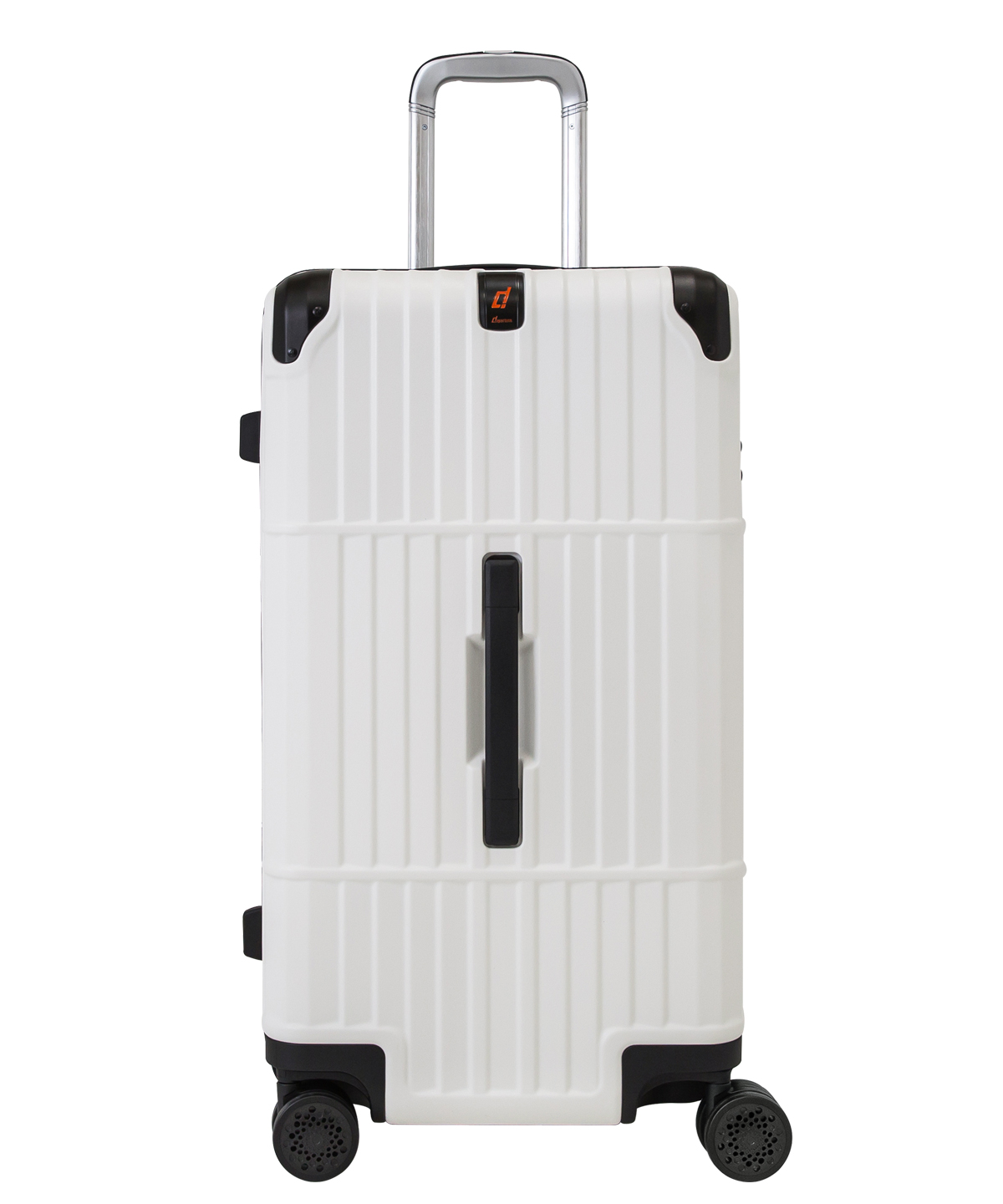 《雙色異形拉鍊箱》行李箱-27吋 白色+復古灰