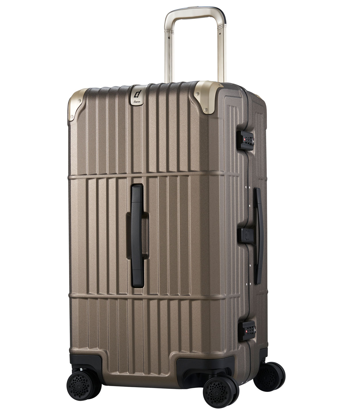 《異形鋁框箱》行李箱-27吋 香檳金