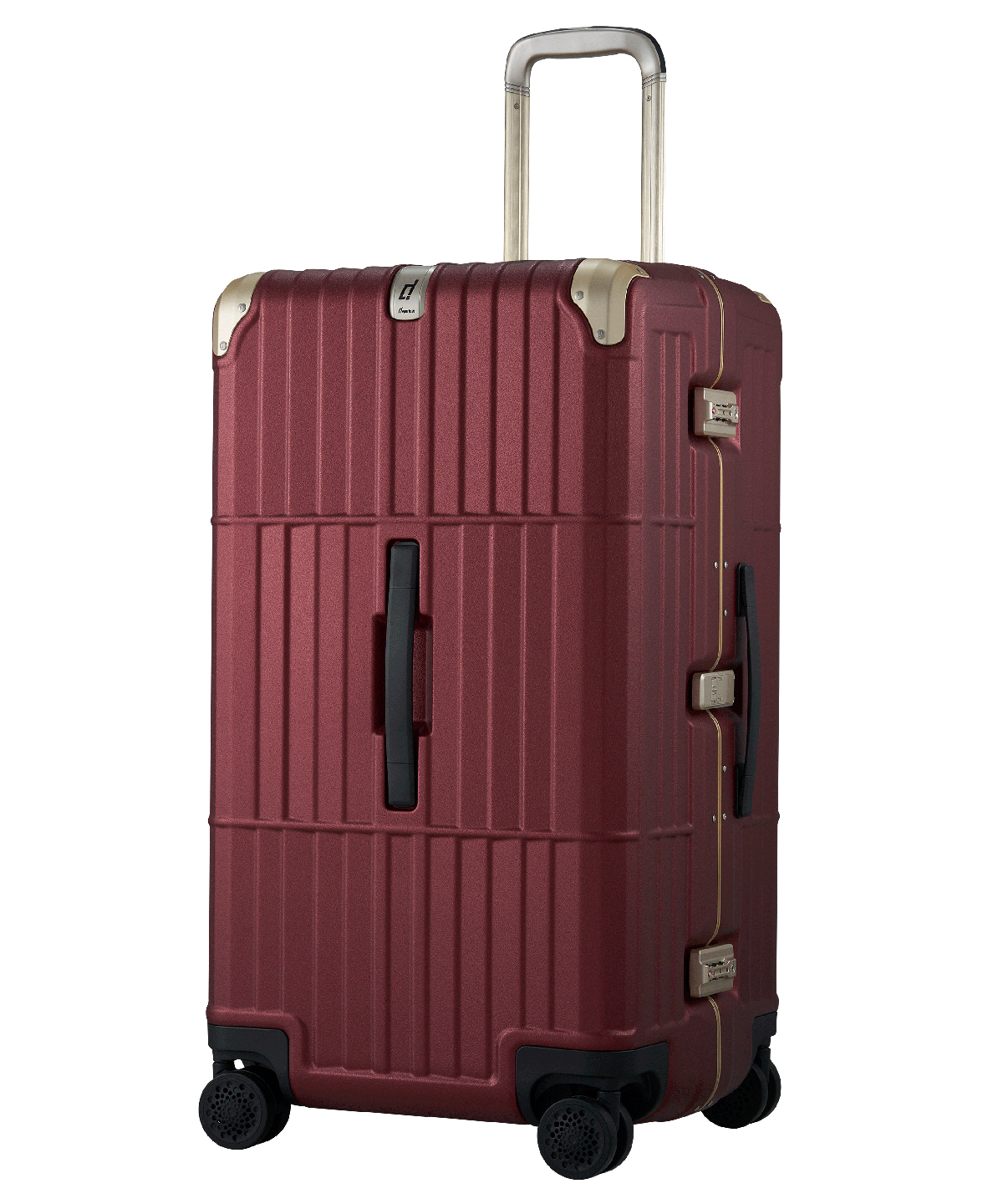 《異形鋁框箱》行李箱-27吋 珠光紅電子紋