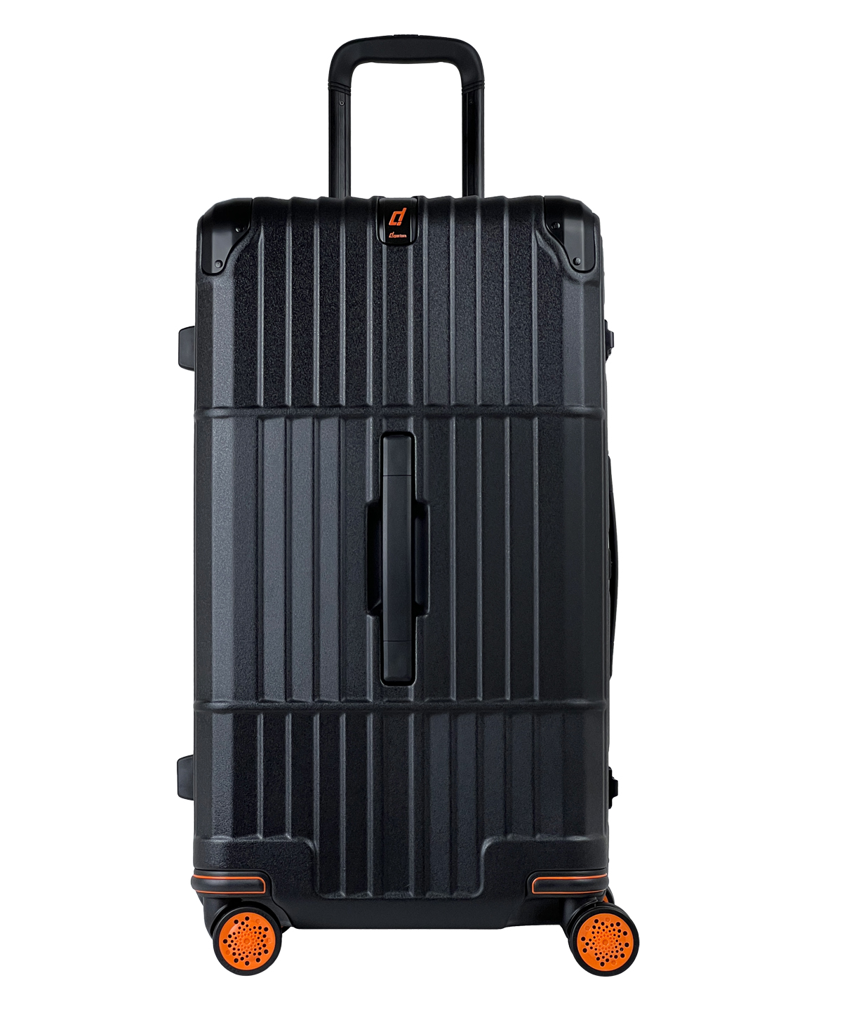 《煞車款 異形鋁框箱》行李箱-27吋 黑色電子紋