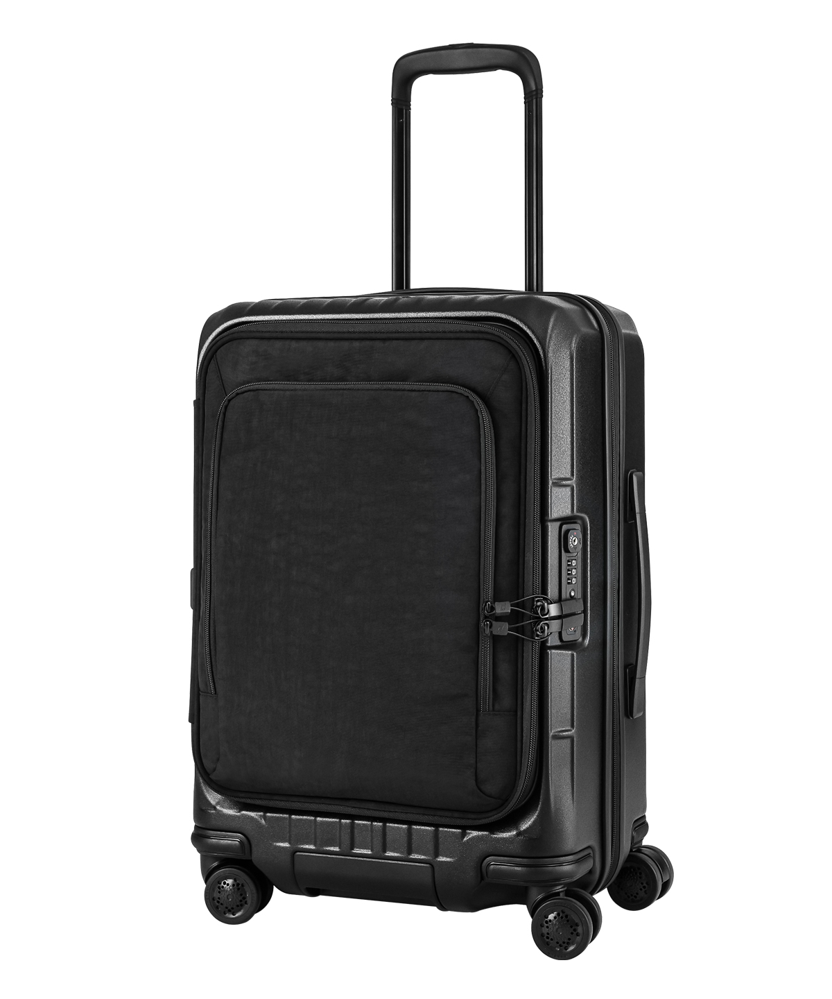 《前開式煞車箱》行李箱-22吋 黑色