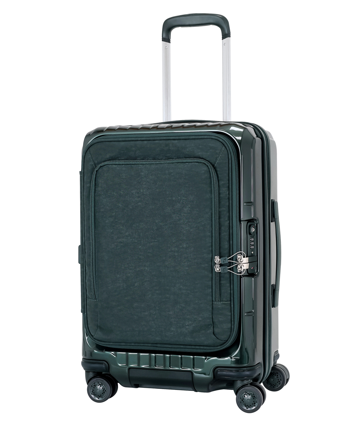 《前開式煞車箱》行李箱-22吋 墨綠色