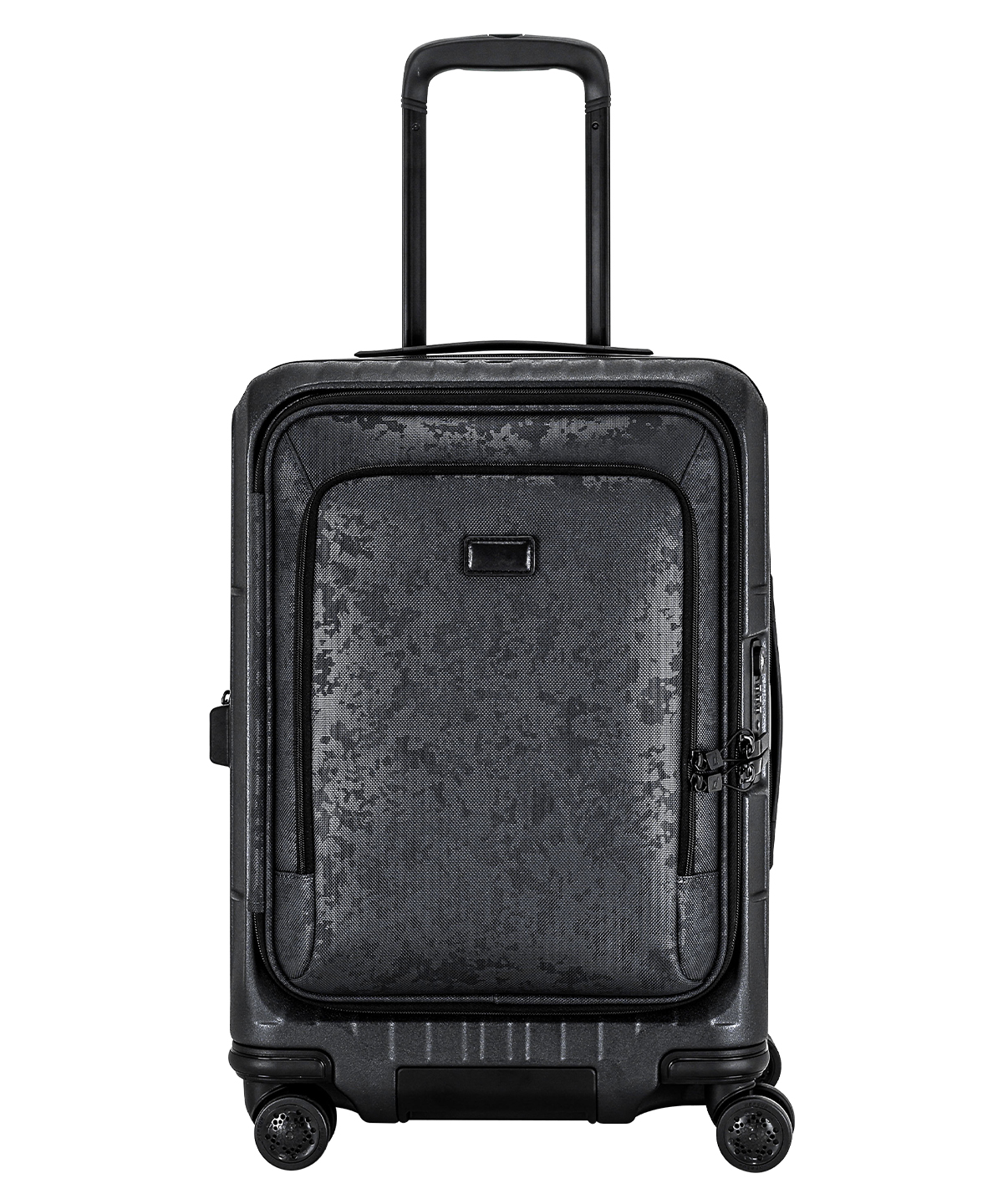 《前開式煞車箱》行李箱-22吋 迷彩黑