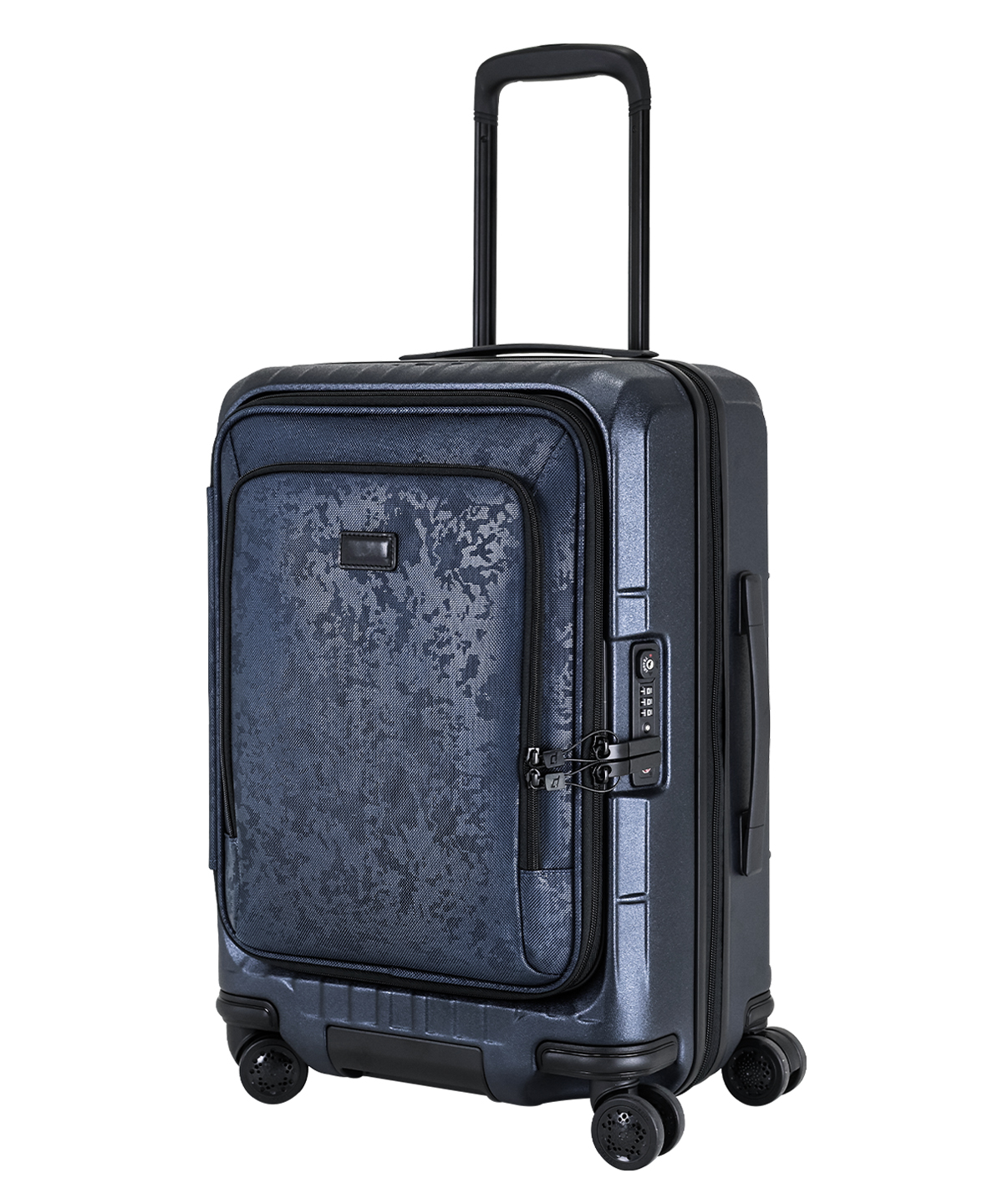 《前開式煞車箱》行李箱-22吋 迷彩深藍