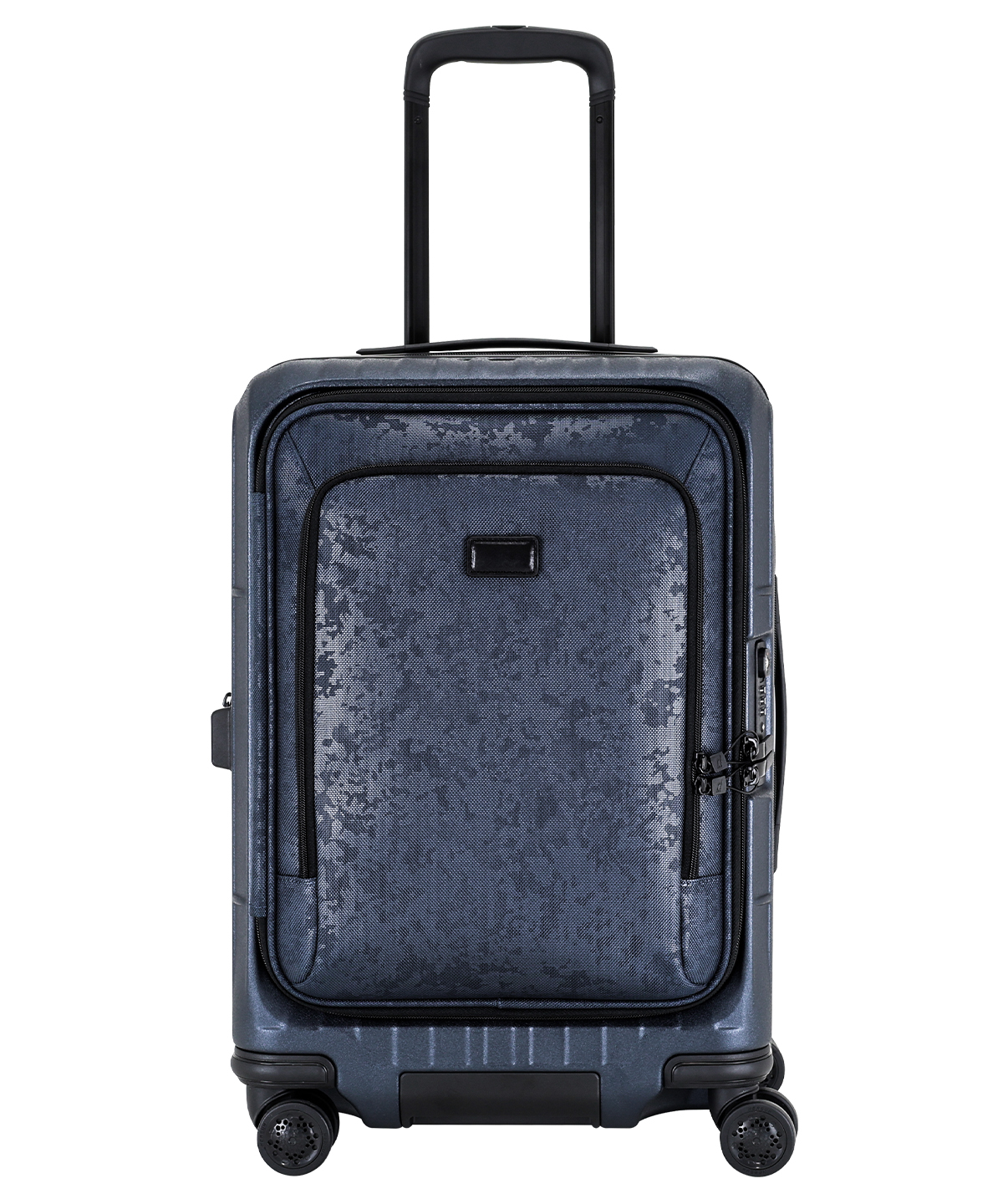 《前開式煞車箱》行李箱-22吋 迷彩深藍