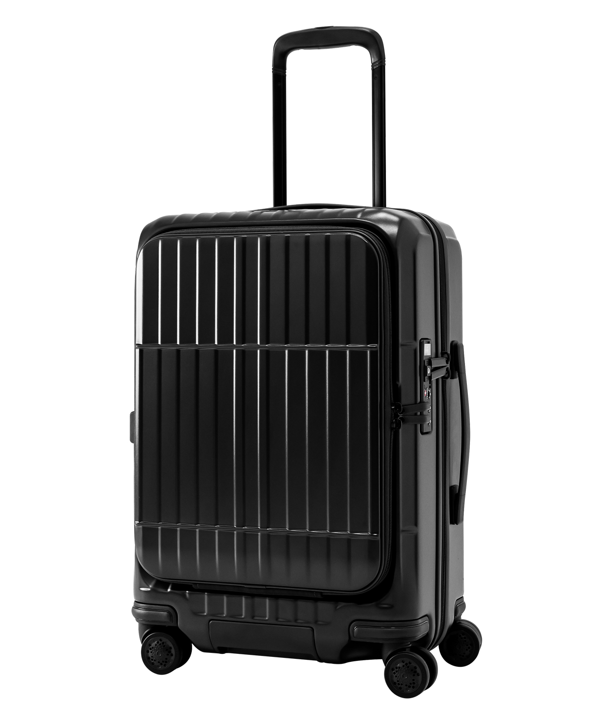 《前開式硬殼煞車箱》行李箱-22吋 霧黑色