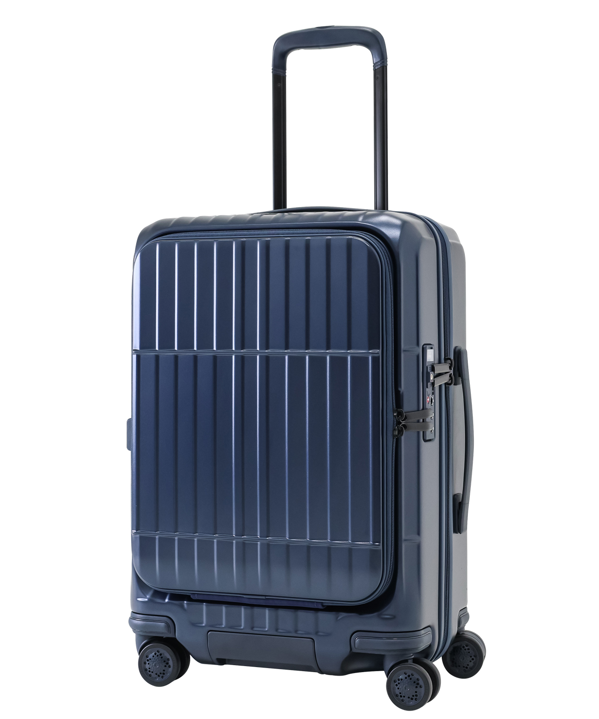 《前開式硬殼煞車箱》行李箱-22吋 霧深藍