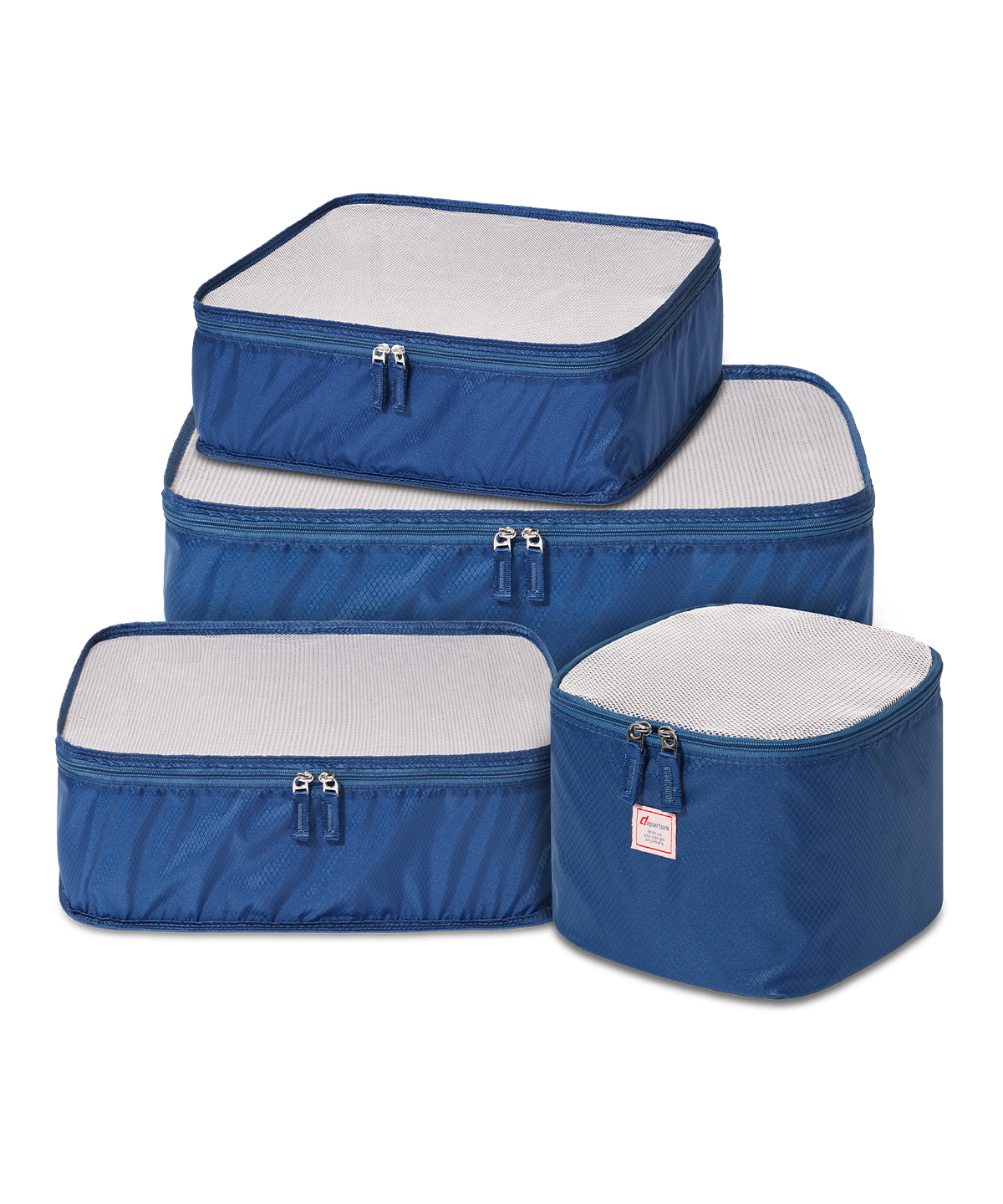 《旅行配件》旅行收納四件套組-長春藍