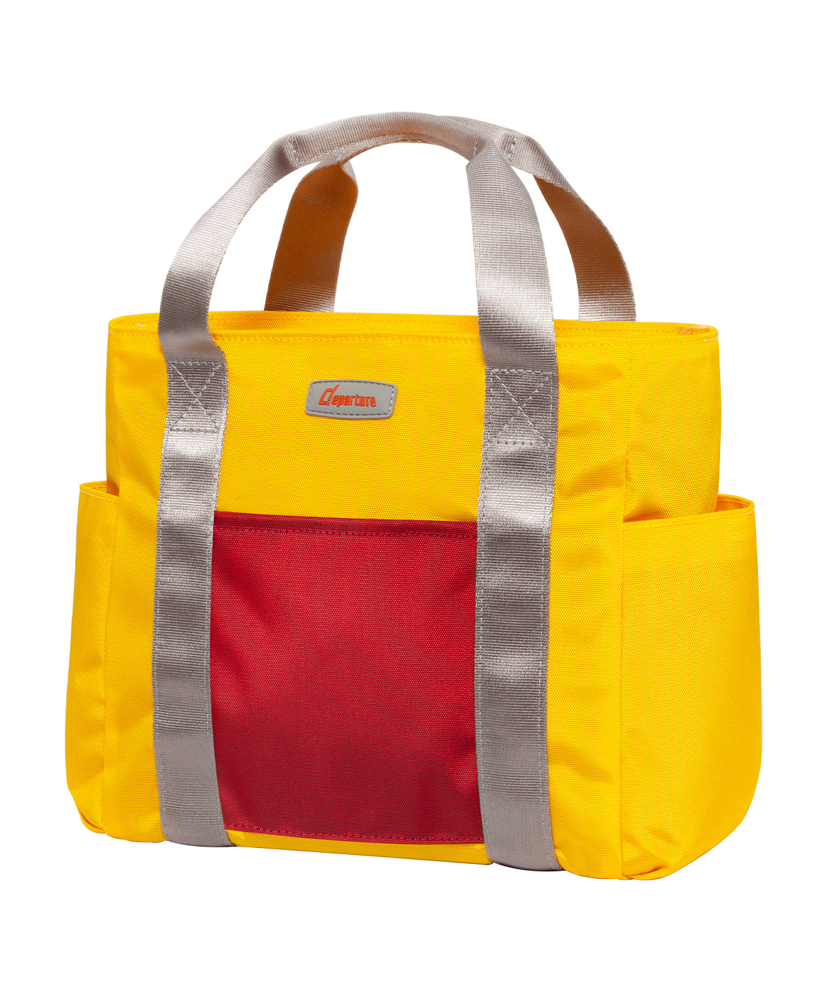 《手提包》休閒小提包-黃色+紅色